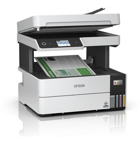 Impressora Multifuncional Tanque Tinta Colorida Epson L6490