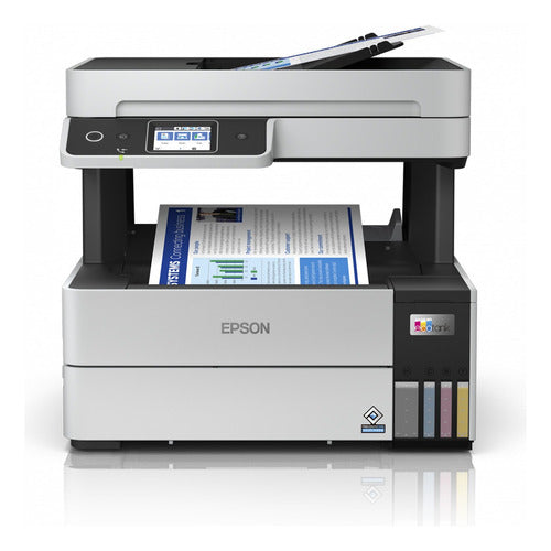 Impressora Multifuncional Tanque Tinta Colorida Epson L6490
