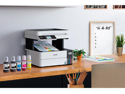 Impressora Multifuncional Tanque Tinta Colorida Epson L6490